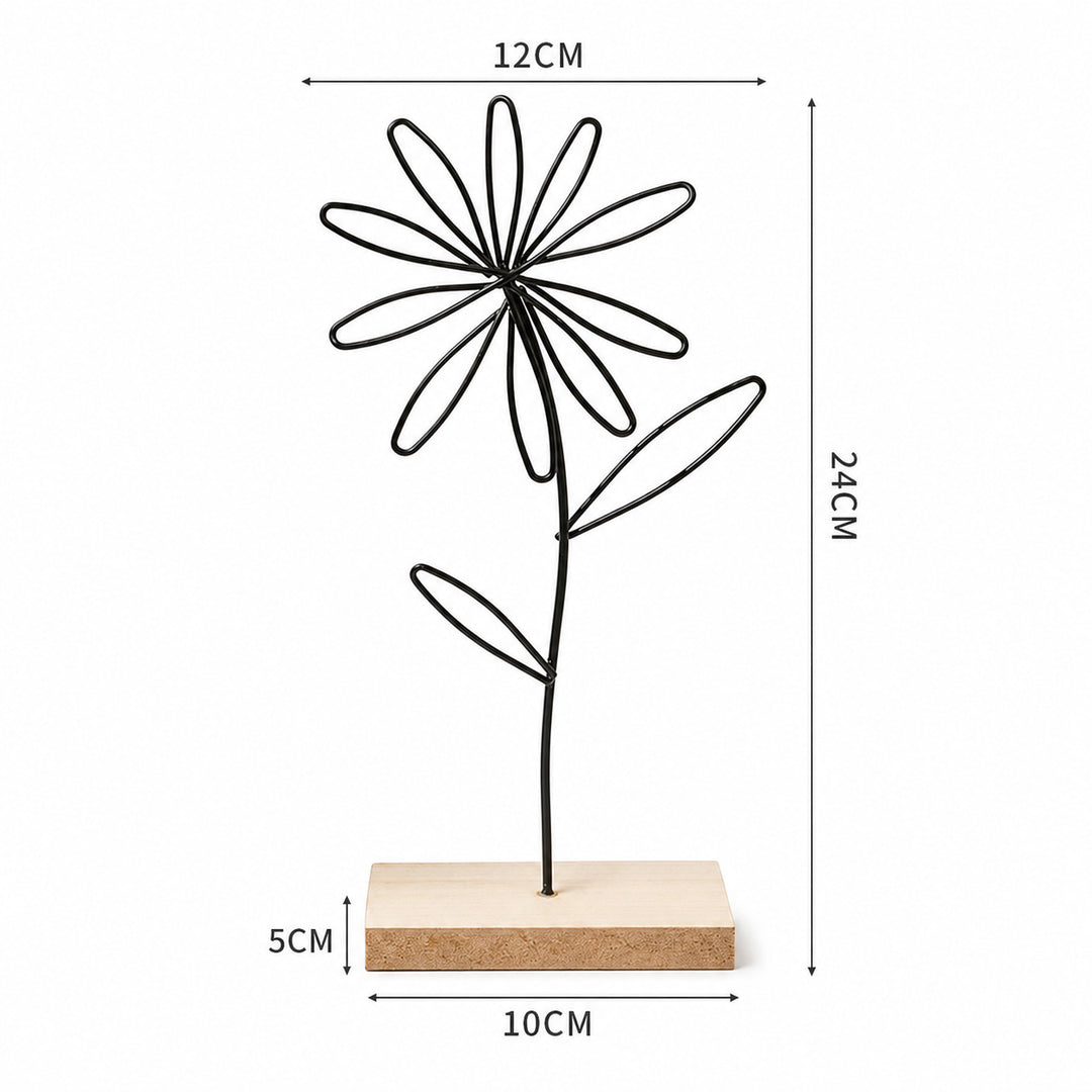 Flowers Wire Sculpture