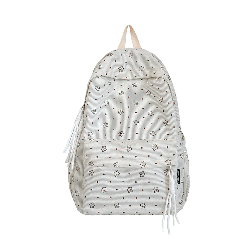 Floral Print Casual Backpack