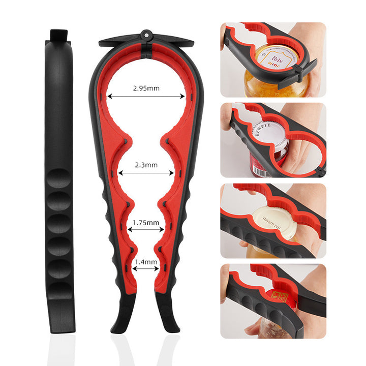 Multifunctional kitchen helper with integrated bottle opener function Kalsten