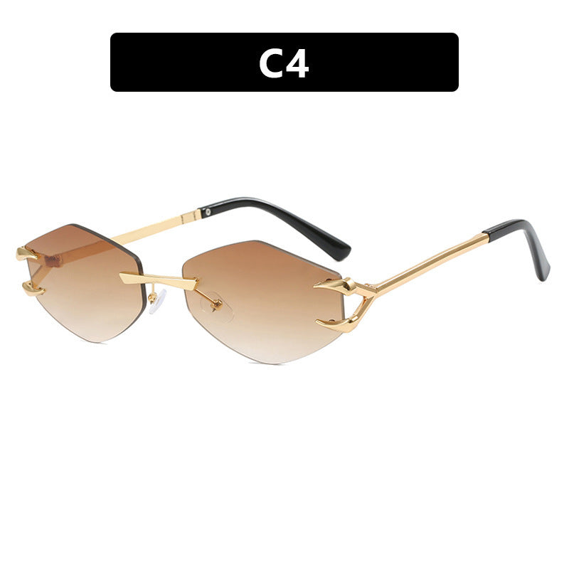 Women's geometric designer sunglasses with outstanding metal frame Kalsten
