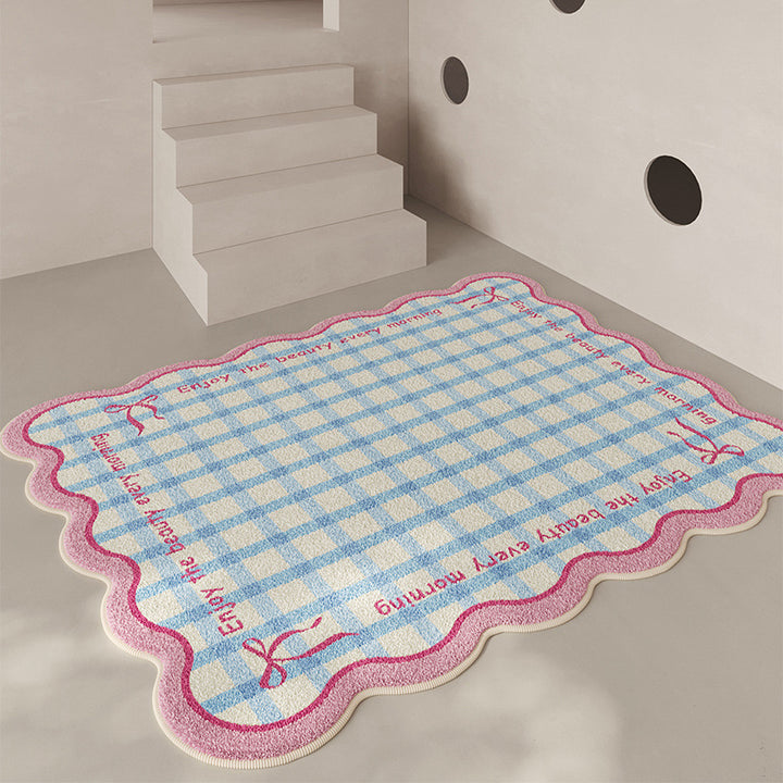 Decorative Scalloped Area Rug