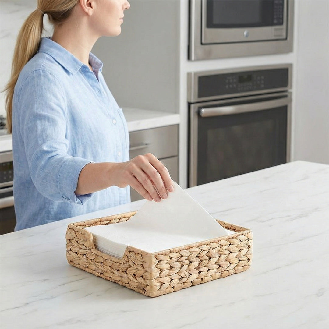 Handwoven Decorative Storage Tray Kalsten