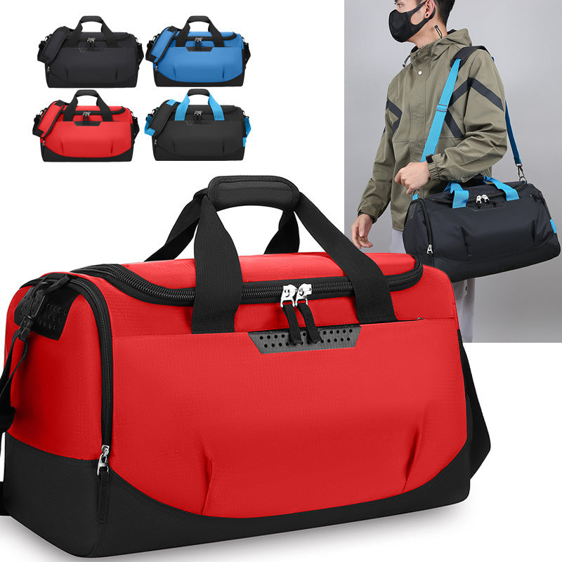 Sporty travel bag with ergonomic carrying system and innovative compartments Kalsten