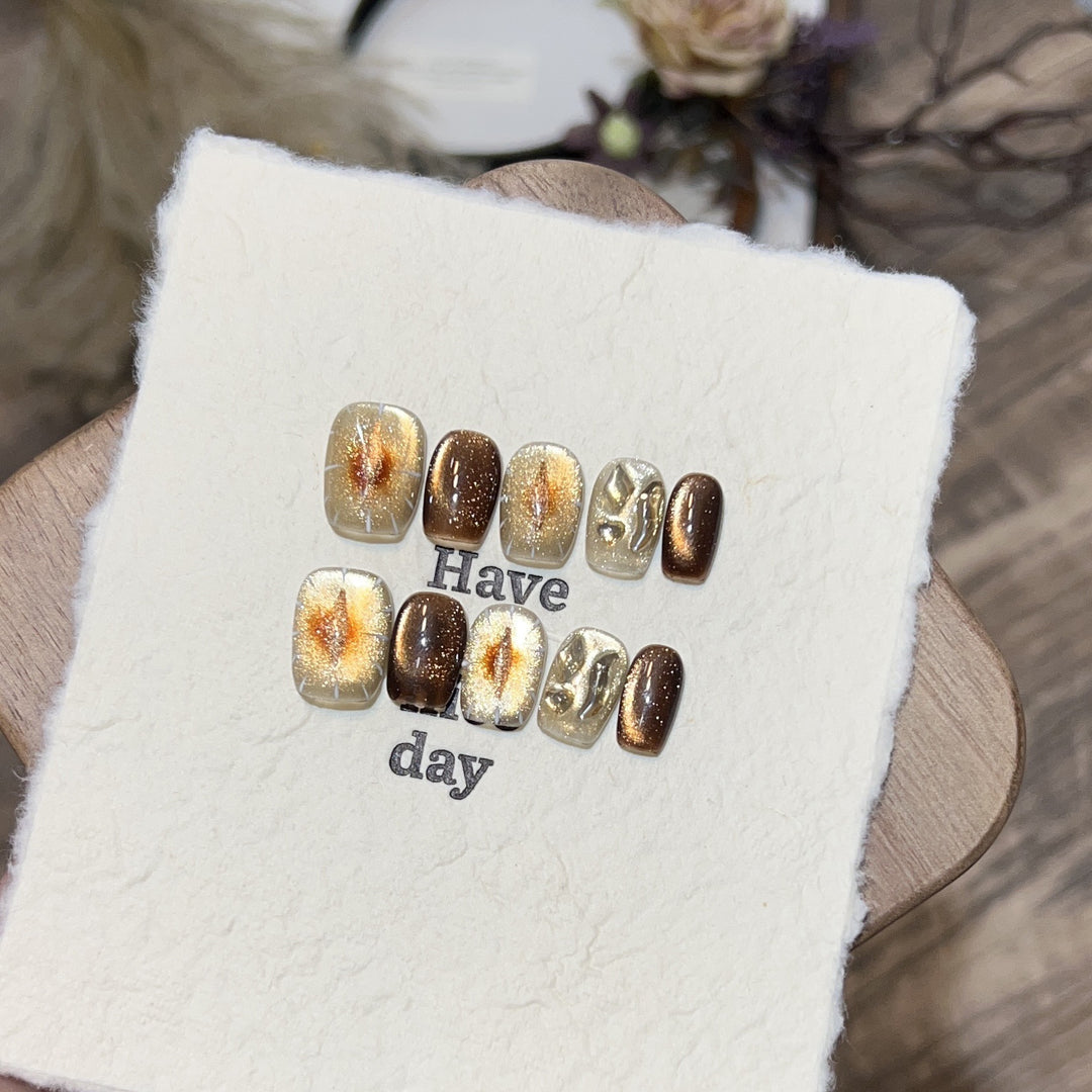 Artistic Press-On Nail Art Set Kalsten