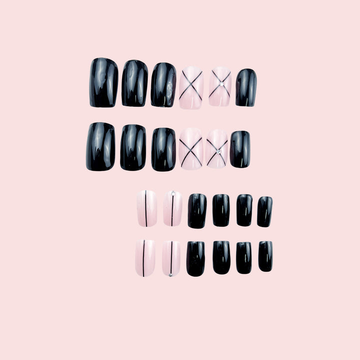 Stylish Geometric Pattern Nail Art Kalsten