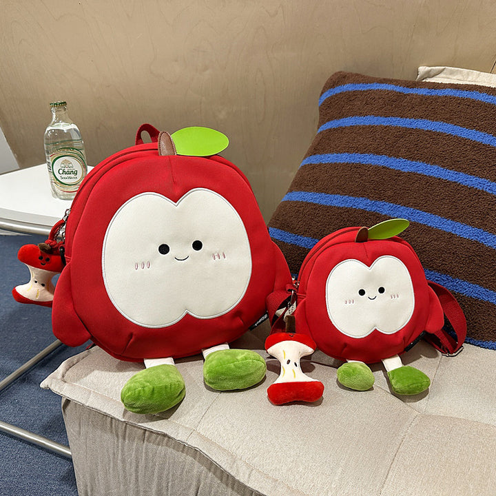 Cute Cartoon Fruit-Themed Backpack