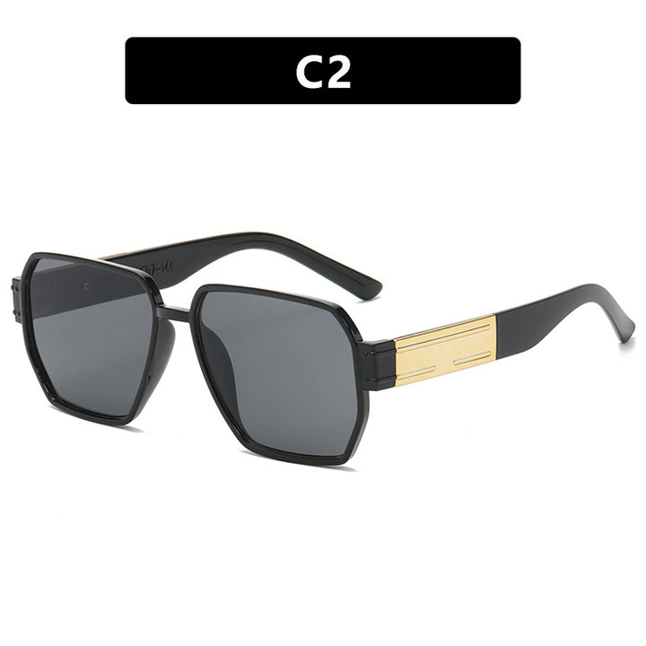 Ladies elegant sunglasses with striking geometric frame Kalsten