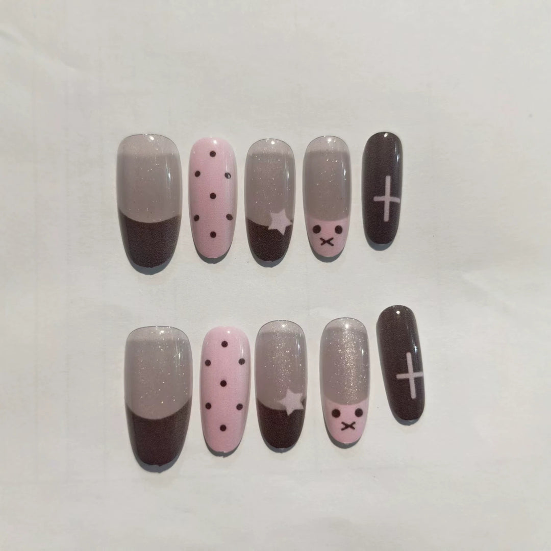 Creative Press-On Nail Set Kalsten