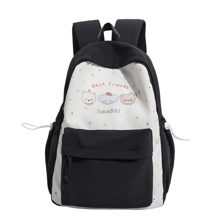 Leisure backpack with playful animal motif and practical compartments Kalsten