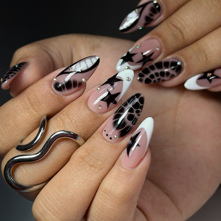 Artistic Nail Art Set with Unique Patterns Kalsten
