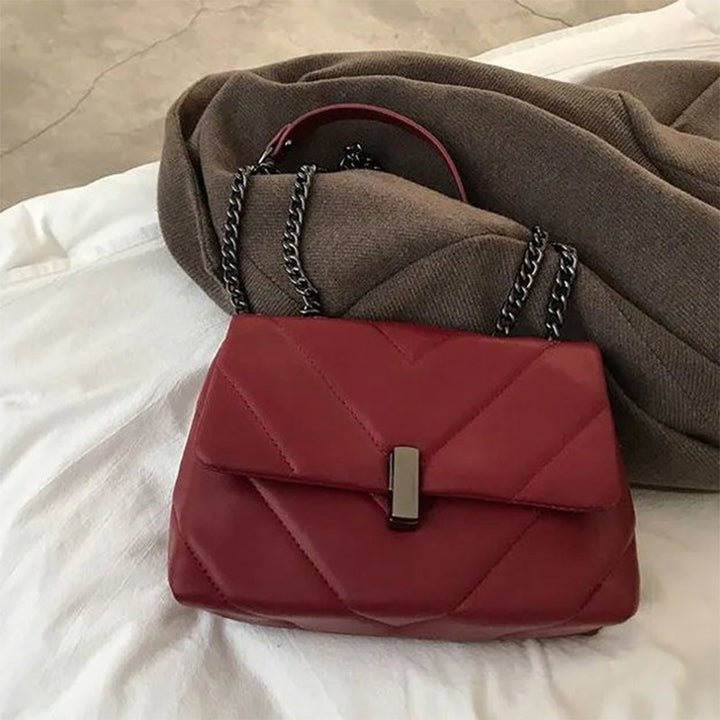 Elegant Quilted Shoulder Handbag Kalsten