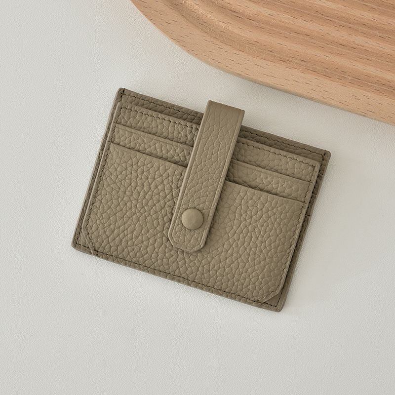 Premium Leather Snap Closure Cardholder Kalsten