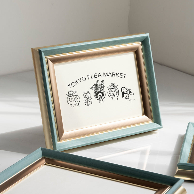 Artistic Framed Line Drawing Picture Frame