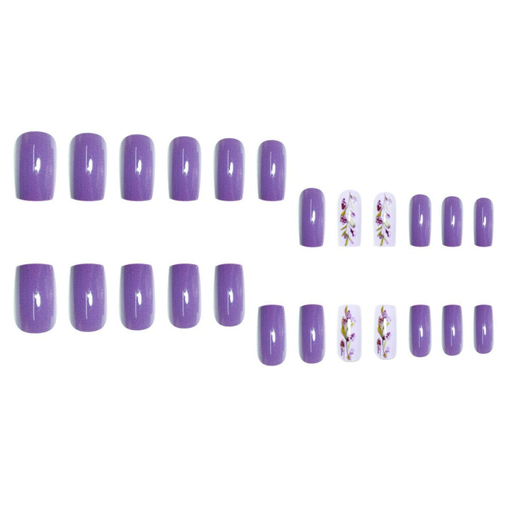Floral Nail Art Press-On Extensions Kalsten
