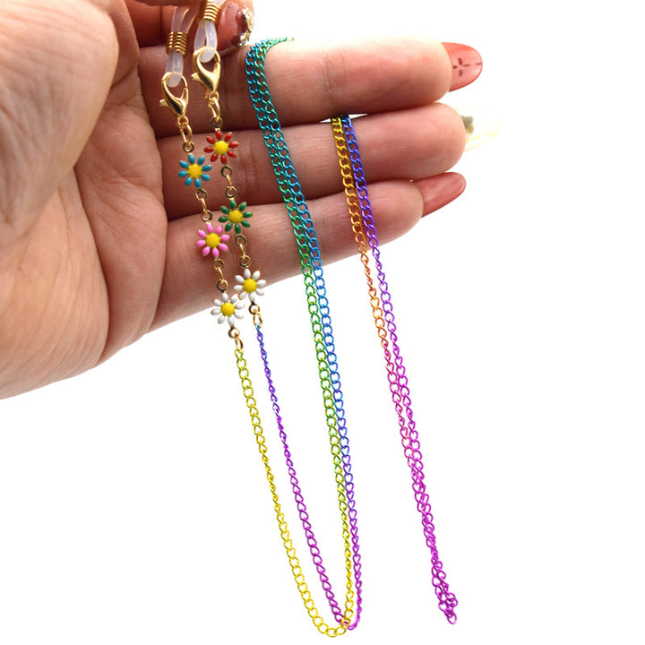 Floral Patterned Eyewear Chain Kalsten