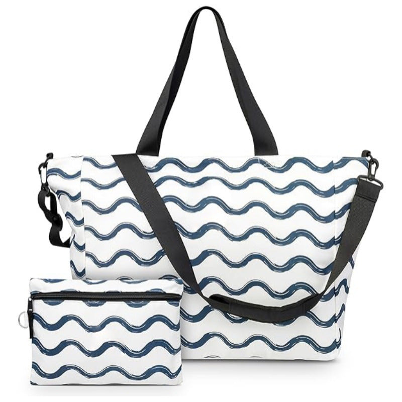 Trendy Sports Bag with Separate Cosmetic Pouch Kalsten