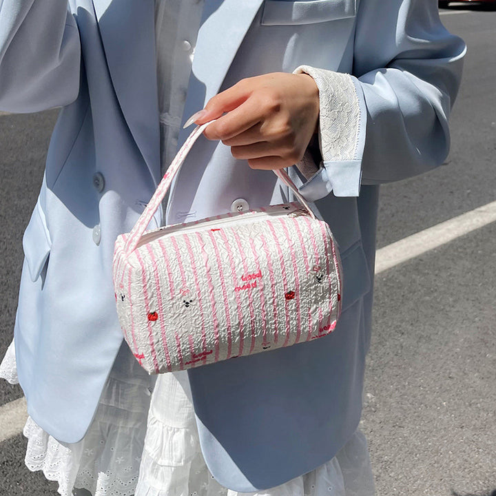 WoCharming Quilted Travel Cosmetic Bag Kalsten