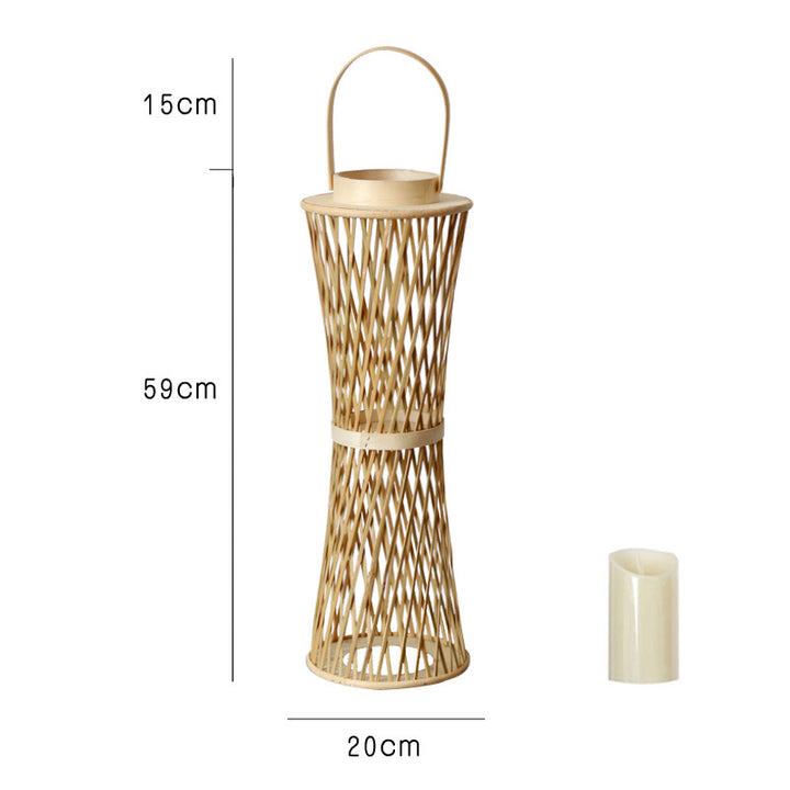 Elegant Lantern made of Rattan Kalsten