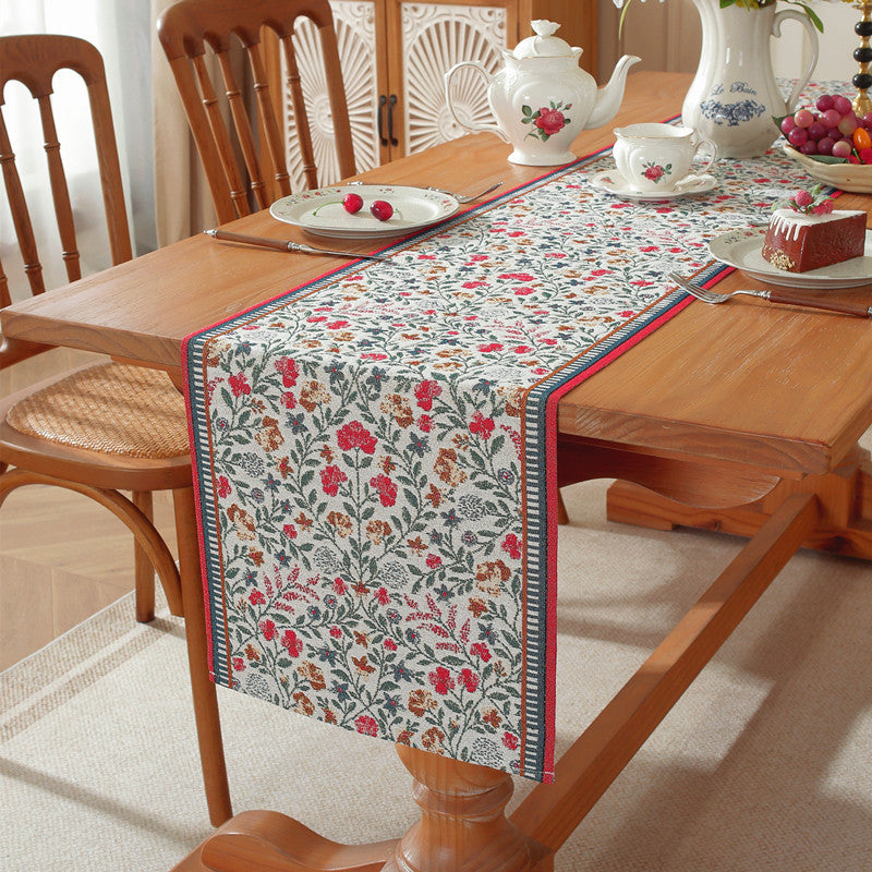 Handcrafted Floral Pattern Table Runner