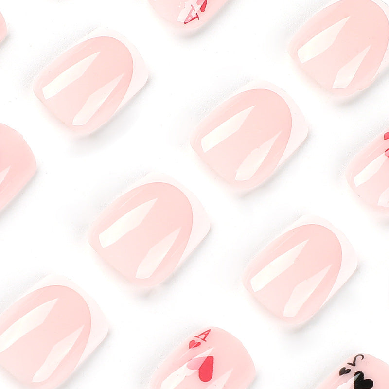 Playful nail art in playing card design Kalsten