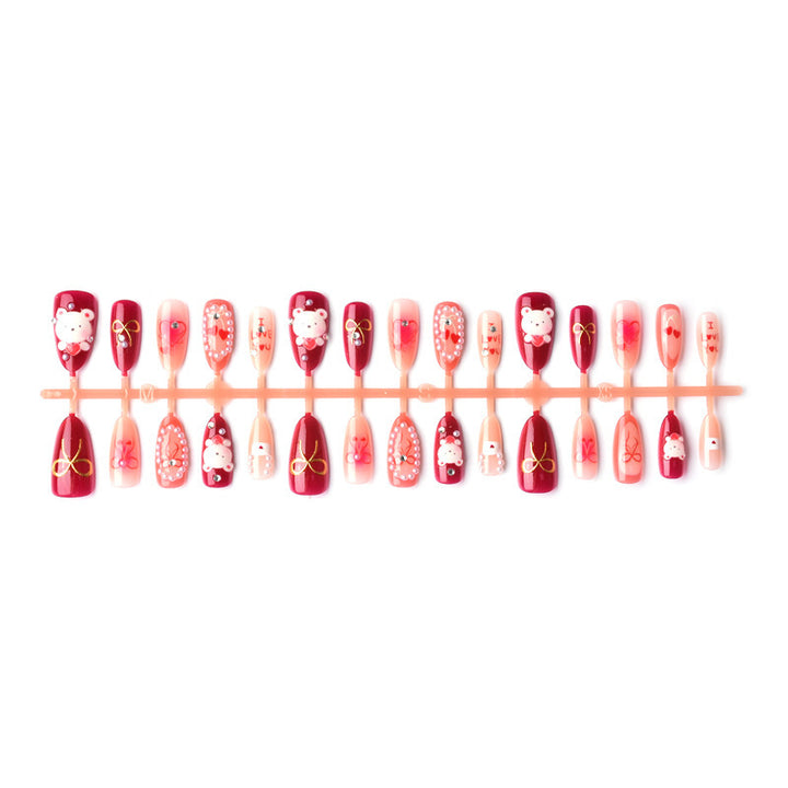 Creative Nail Art Set with Playful Designs Kalsten