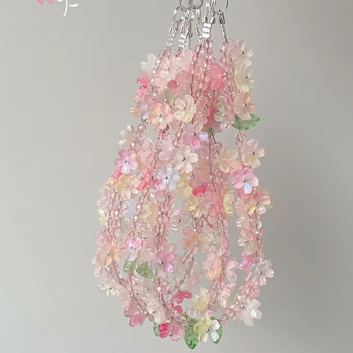 Floral Beaded Charm Eyewear Lanyard Kalsten