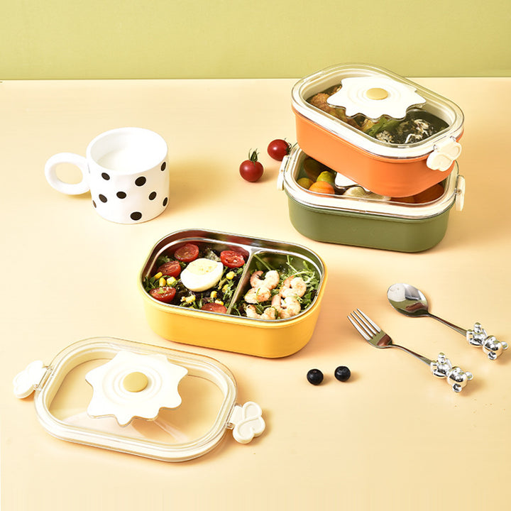 Multi-Section Eco-Friendly Food Storage Box