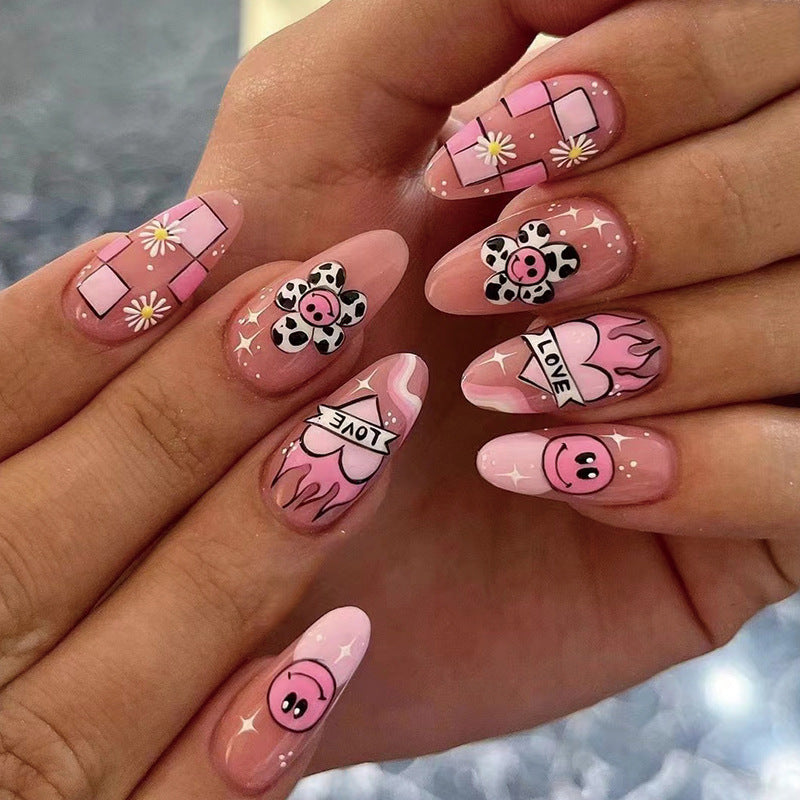Artful Nail Extensions with Playful Design and Unique Motifs Kalsten
