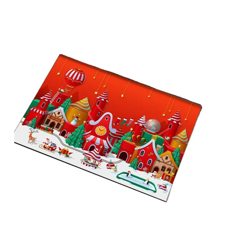 Festive Holiday Welcome Mat