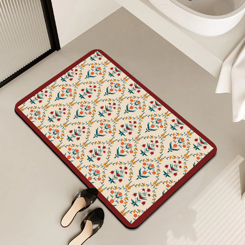 Charming Decorative Bath Mat Kalsten