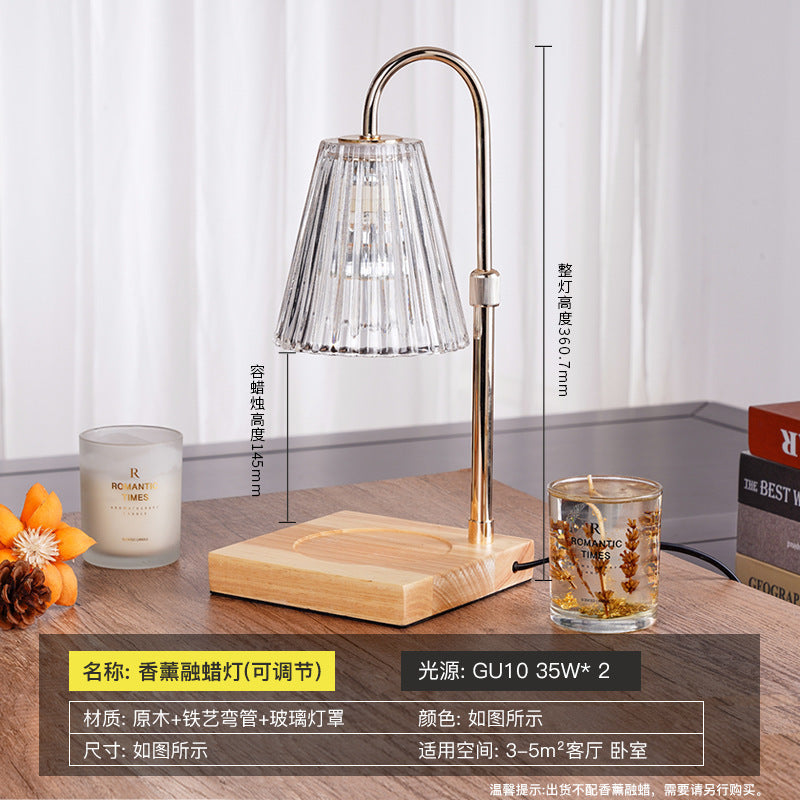 Classic Crystal Glass Desk Lamp