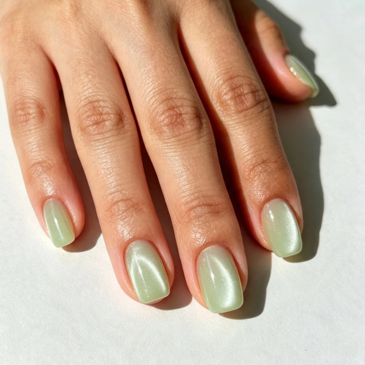 Artifici Nails with Elegant Satin Finish and Modern Design Kalsten