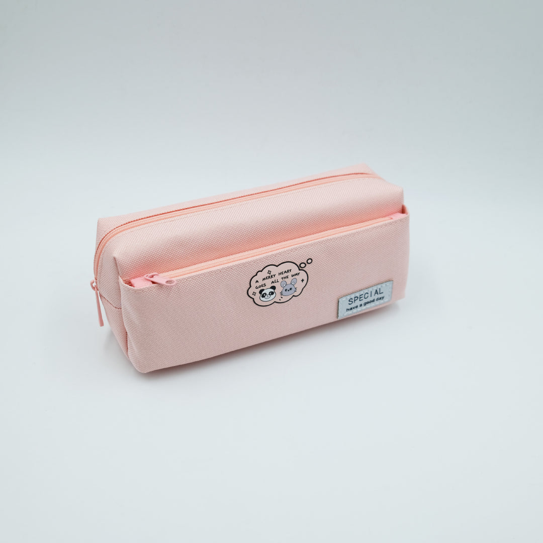 Fun Character Multi-Zipper Pencil Case