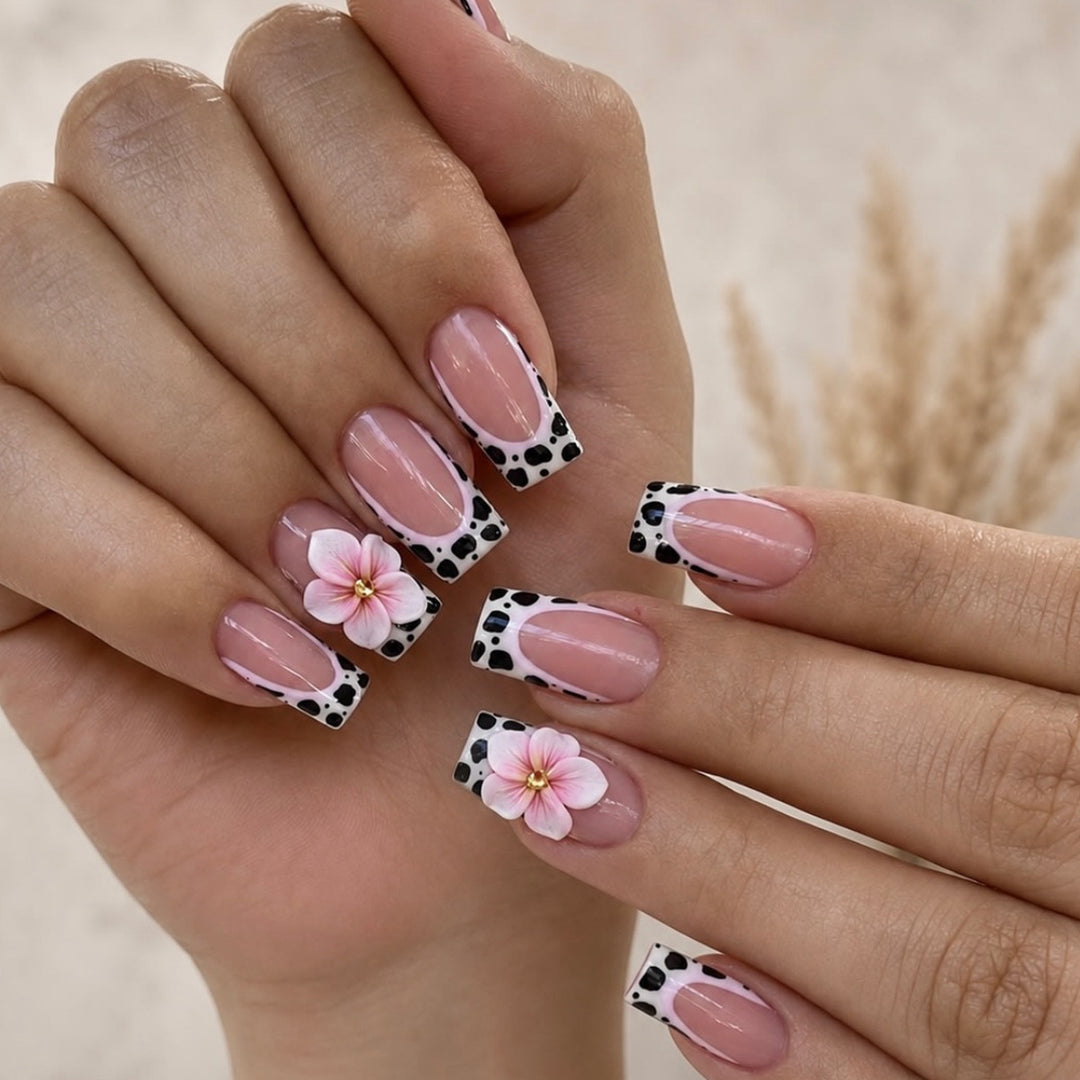 Decorative Floral Accent Nail Art Extensions Kalsten