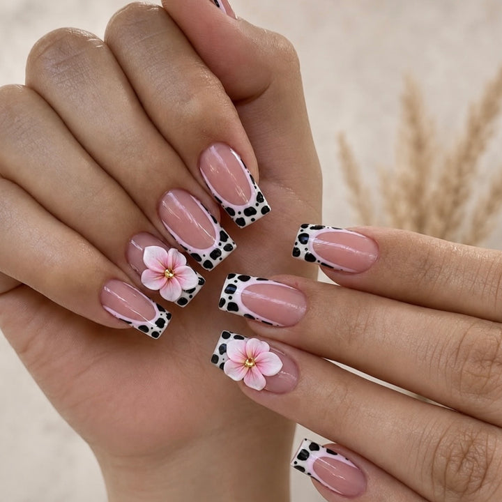 Decorative Floral Accent Nail Art Extensions Kalsten