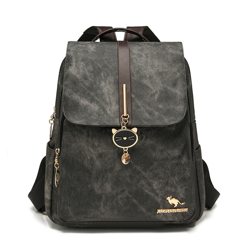 Vintage-Inspired Canvas Backpack Kalsten