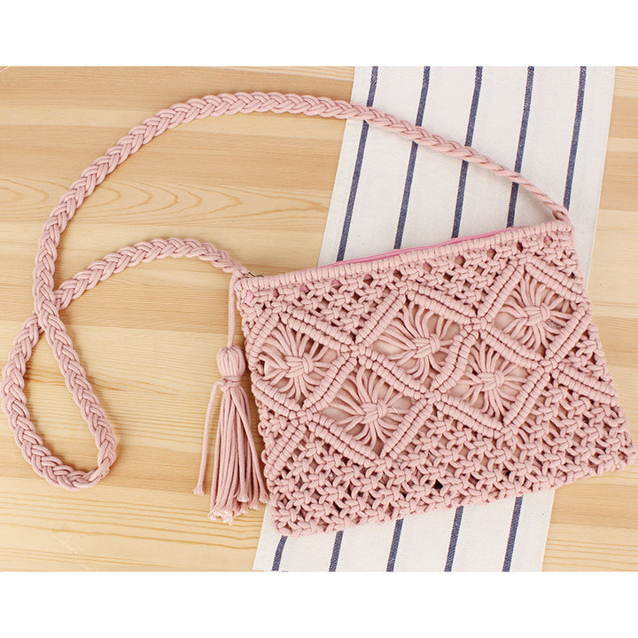 Hand-manipulated Macramé Crossbody Bag Kalsten