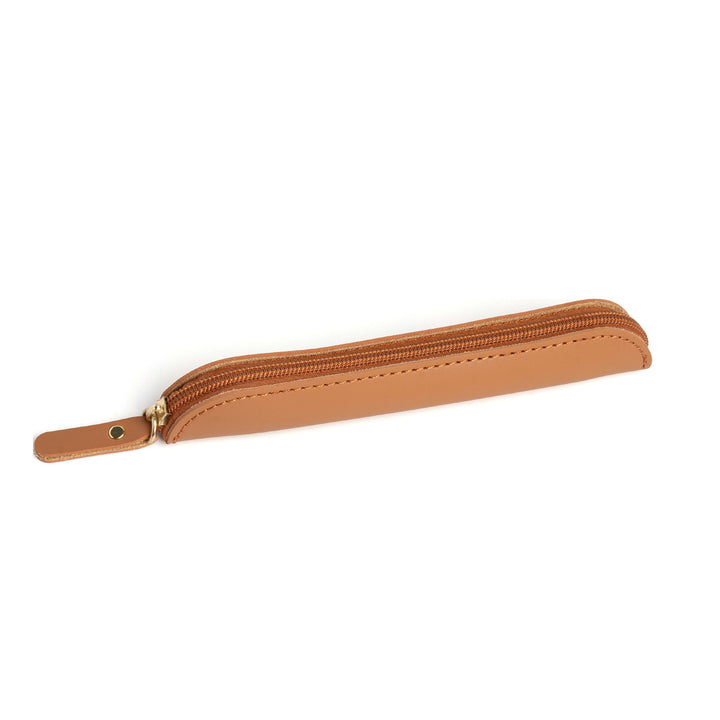 Elegant Leather Pencil Pouch Kalsten