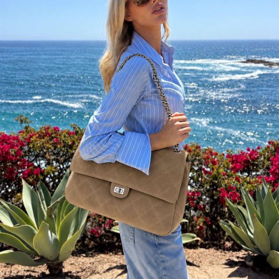 Elegant Quilted Shoulder
