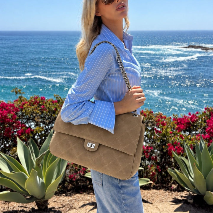 Elegant Quilted Shoulder