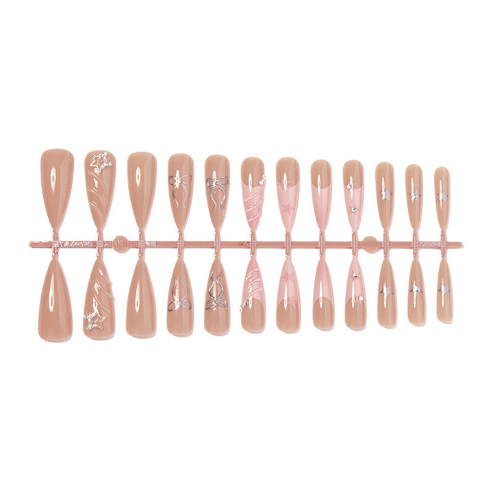 Artificial Art Nails with Elegant Decorations Kalsten