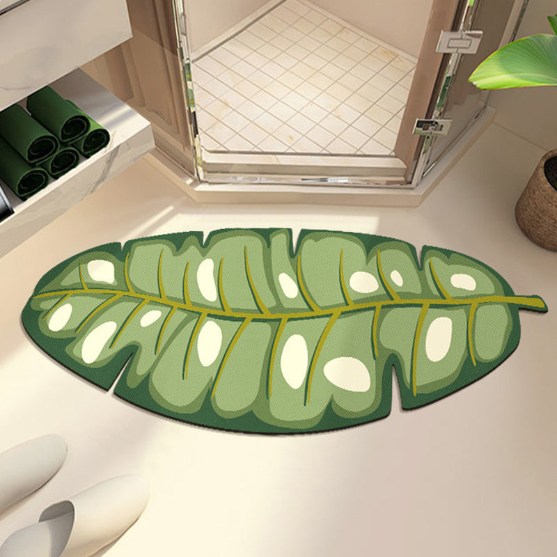 Leaf-Shaped Bath Mat Kalsten