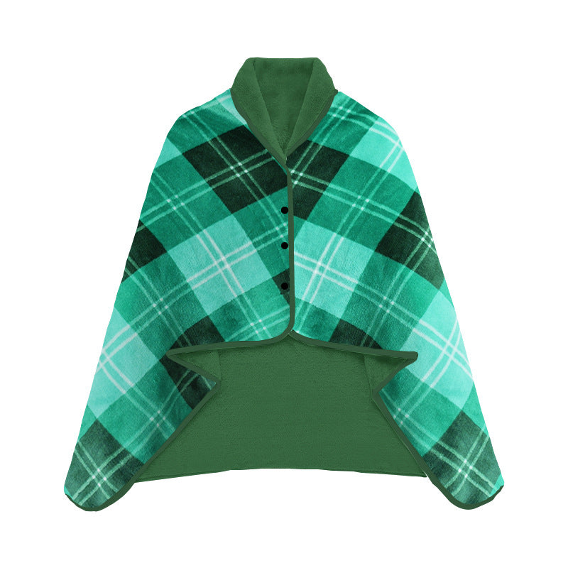 Ladies Cozy and Fashionable Blanket with Checkered Pattern Kalsten