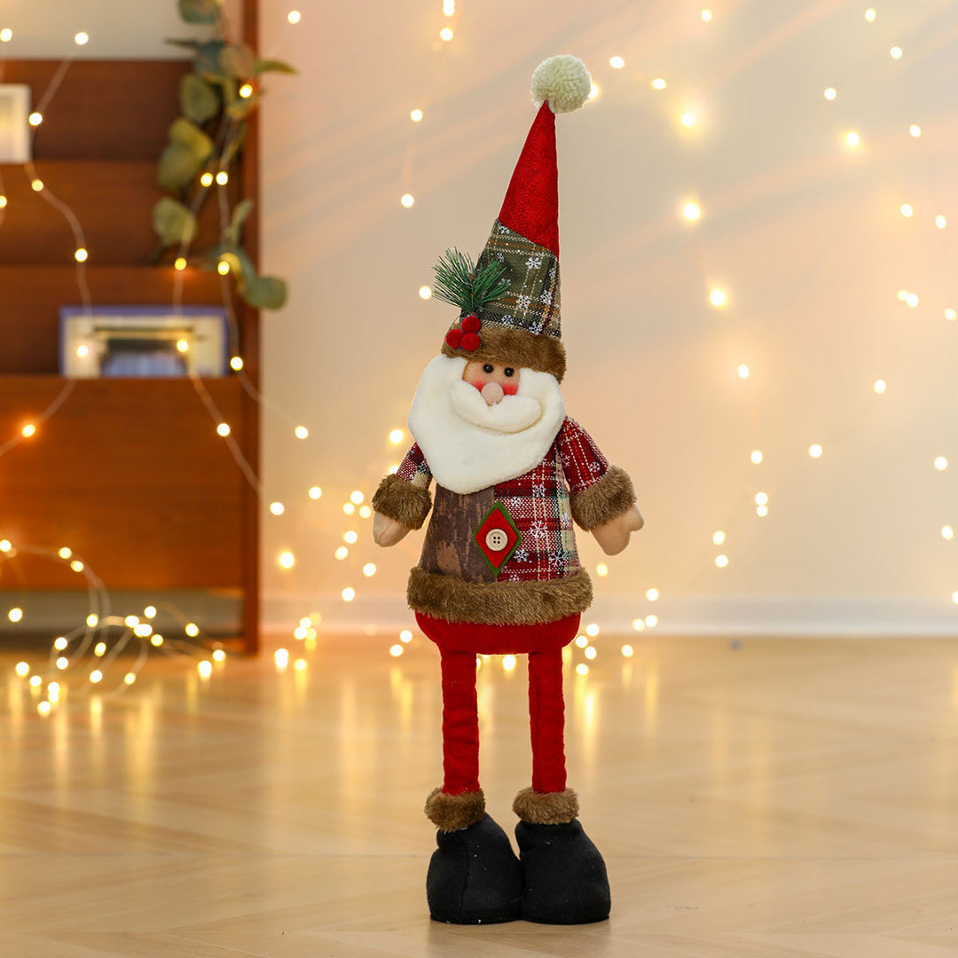 Whimsical Plush Santa Figurine Kalsten