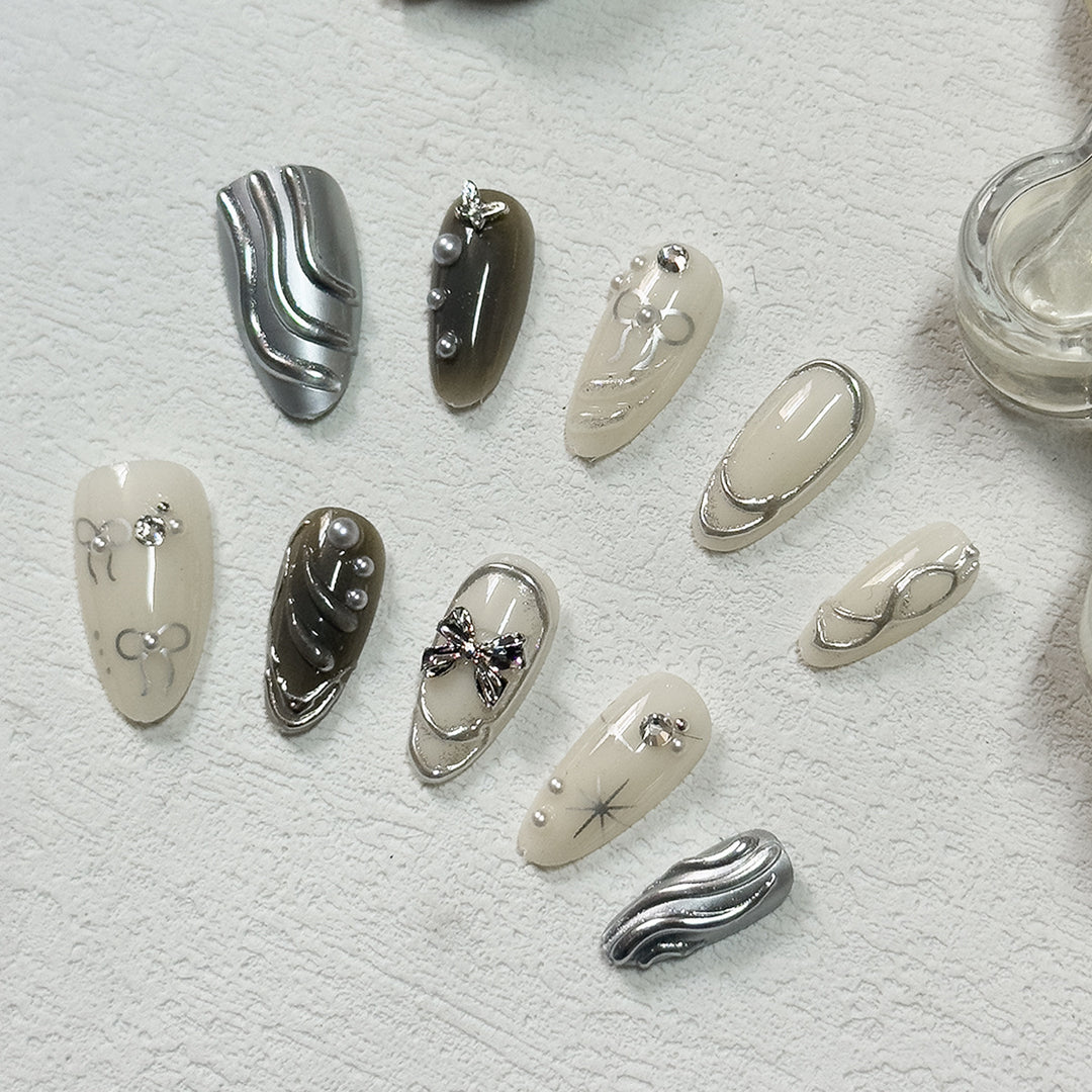 Elegant Decorative Nail Enhancements Kalsten
