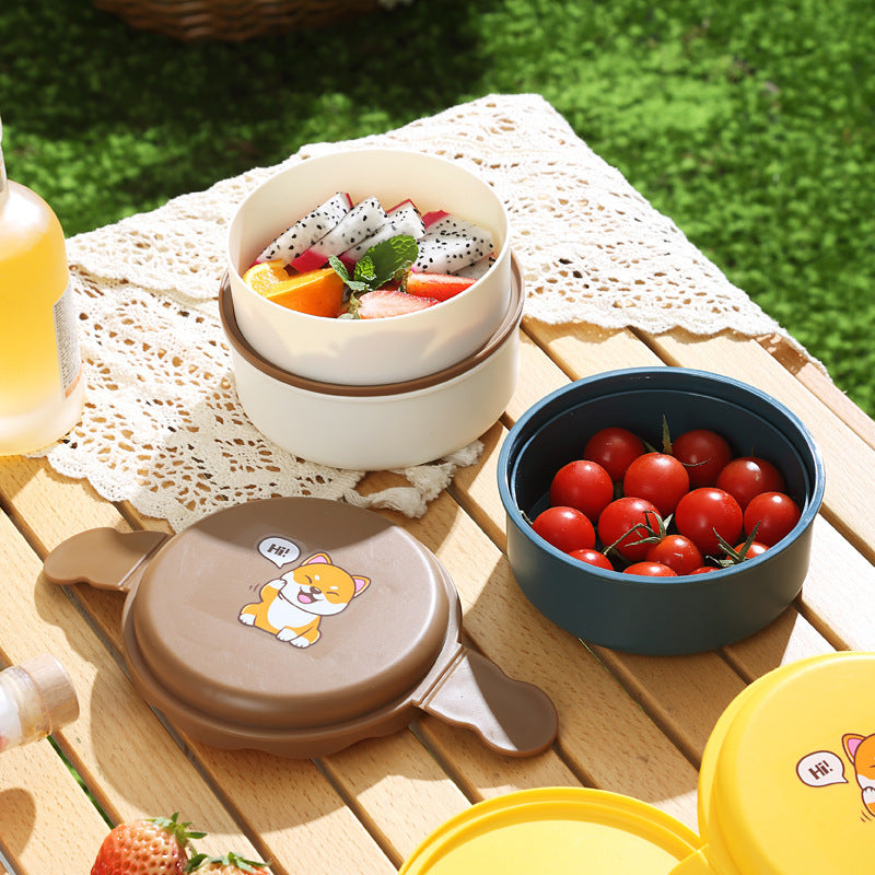 Cartoon-Themed Food Storage Bento Container