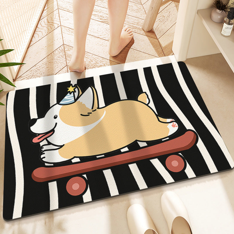 Playful Rabbit-Themed Area Rug