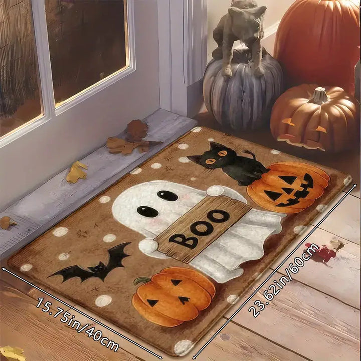 Playful Cat-Themed Indoor Area Mat