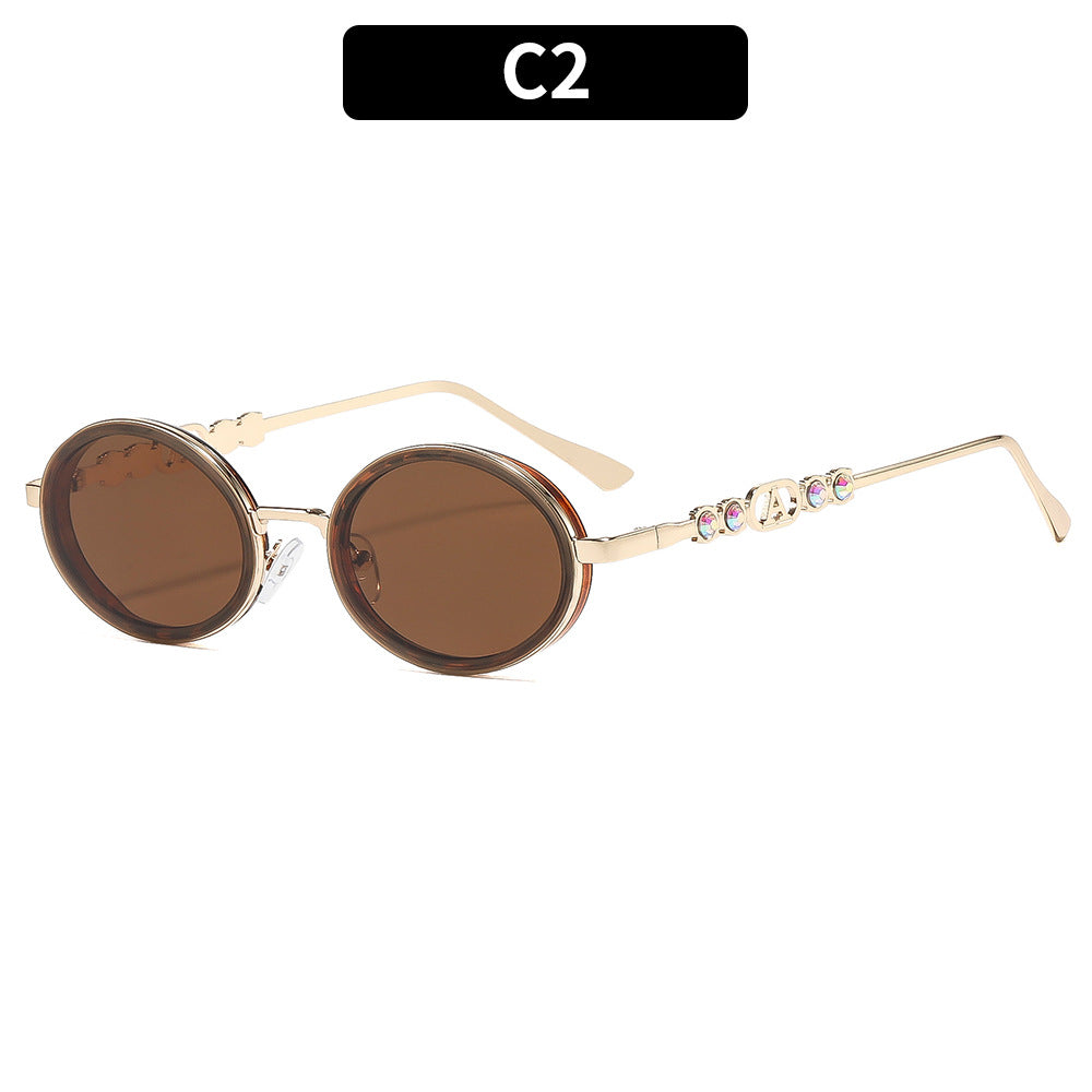 Round Frame Fashion Sunglasses