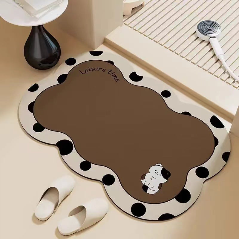 Abstract Pattern Bath Mat
